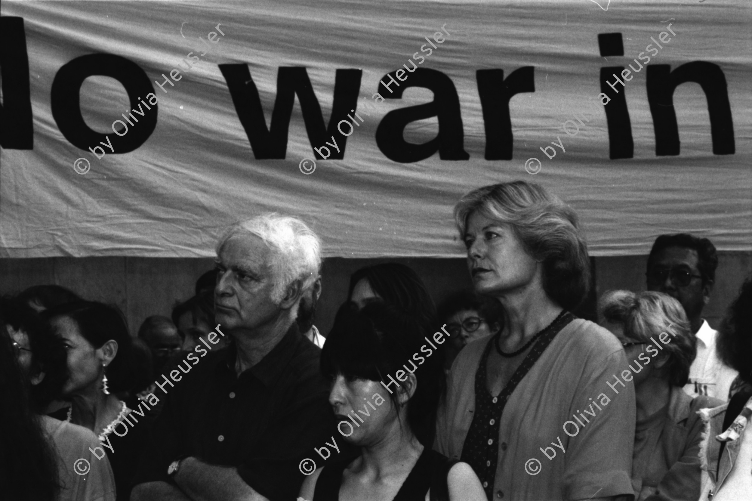 Image of sheet 19950361 photo 29: Antikriegs Demonstration Protest Krieg in Bosnien. Zürich 
1995