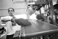 Image of sheet 19960100 photo 19: Palestinian woman works in the sock factory. work woman 

Yas'ur (Hebrew: יַסְעוּר, lit. petrel) is a kibbutz in northern Israel. Located east of Acre in the Western Galilee, it falls under the jurisdiction of Mateh Asher Regional Council. In 2006 it had a population of 287.

The kibbutz was established in 1949 by immigrants from England and Hungary who were members of the Zionist Socialist youth movement Hashomer Hatzair

ONE TIME NON EXCLUSIVE EDITORIAL RIGHTS ONLY- NO ARCHIVING-NO THIRD PARTY DISTRIBUTION