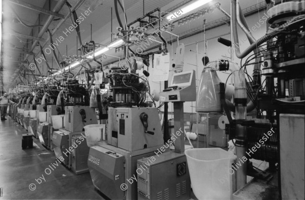 Image of sheet 19960100 photo 37: Maaborot Kibbutz mit selbstgemachtem Kleinbus für Rentner Speisesaal Tiberias The Peace Boat mit russischer Einwanderin. Kibbutz Yasuur Palästinenser innen arbeiten in der Socken Fabrik Schreiner sitzend arbeitende in Spielzeugproduktion Kibbutzim und Hundeim kleinen Laden ohne Geld Spiegel und Lavabos im Speisesaal Die Schweizerin Barbara und ihr Mann vor ihrem Haus. Arbeiter in der computerisierten Socken fabrik Gruppenbild Maschienen. Israel 1996
Ma'abarot is a kibbutz in Israel. Founded in 1932, today it has a population of approximately 850 people, and is under the jurisdiction of Hefer Valley Regional Council.
A kibbutz (Hebrew: קִבּוּץ / קיבוץ, lit. "gathering, clustering"; plural kibbutzim) is a collective community in Israel that was traditionally based on agriculture. Today, farming has been partly supplanted by other economic branches, including industrial plants and high-tech enterprises.[1] Kibbutzim began as utopian communities, a combination of socialism and Zionism. In recent decades, some kibbutzim have been privatized and changes have been made in the communal lifestyle. A member of a kibbutz is called a kibbutznik (Hebrew: קִבּוּצְנִיק).

Yas'ur (Hebrew: יַסְעוּר, lit. petrel) is a kibbutz in northern Israel. Located east of Acre in the Western Galilee, it falls under the jurisdiction of Mateh Asher Regional Council. In 2006 it had a population of 287.

The kibbutz was established in 1949 by immigrants from England and Hungary who were members of the Zionist Socialist youth movement Hashomer Hatzair