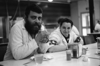 Image of sheet 19960170 photo 18: Givat Haviva Arendt und Lisbeth Herger während Interview Jugendliche Palästinenser
Kibbutz museum 10 Gebote der Hashomer Hazair Jugendgruppe Israel Palästina 1996

Givat Haviva is an education, research and documentation center, founded in 1949 by Ha'Kibbutz Ha'Arzi Federation; it is located in the northern Sharon Valley of Israel. According to its website _ The mission of Givat Haviva today is to cope with the major issues that are on the agenda of Israeli society, and to foster educational initiatives, research and community work in the fields of peace, democracy, coexistence, tolerance and social solidarity.