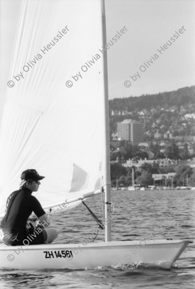 Image of sheet 19960640 photo 32: Junioren Laser Segel Segeln Training am Zürichsee. Juli 1996 √ Zürich ZSC
sailing lake zurich water sport