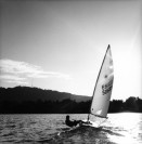 Image of sheet 19960670 photo 5: Laser am Segel-Training auf dem Zürich See, Schweiz 1996. 
Junioren-Laser Training im Zürichsee. Juli 1996 sailing sport Zürich Swiss Schweiz Switzerland lake ASVZ
© 1996, Olivia Heussler √