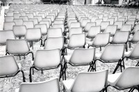 Image of sheet 19960720 photo 36: Ticino Film Pellicula Festival chairs Kanton Switzerland Suisse Svizzera