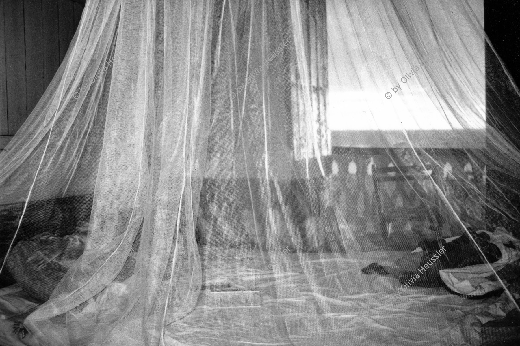 Image of sheet 19960850 photo 30: bed and mosquito net with sea views from the balcony Leon.
ohne Aufkleber printed by o.m.