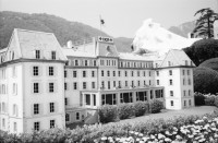 Image of sheet 19970050 photo 20: TEE Zug Tessiner Gutshof Appenzeller Kuhaufzug Basler RheinhafenBundeshaus Olivia Tell Denkmal Bahnhof Polin und Olivia schwanger IKRK Hauptsitz in Genf Luzerner Holzbrücke etc.