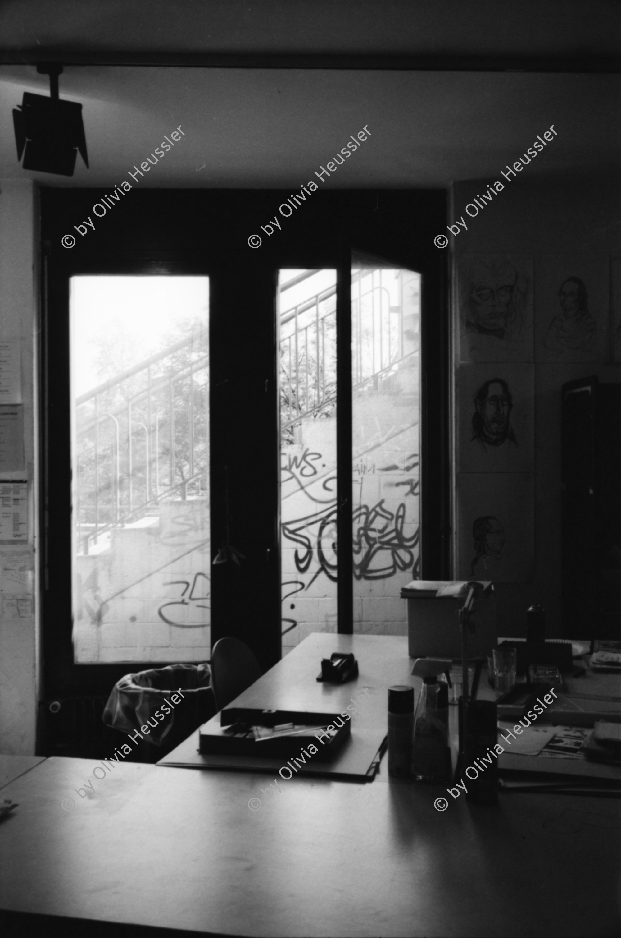 Image of sheet 19980290 photo 0: Grafikkurs Tonstudio Urs Hirscher Trommeln Metallbar