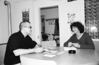 Image of sheet 19980330 photo 16: GWA Kreis 4 Christa Camponovo und Dani Fels Gemeinwesenarbeit