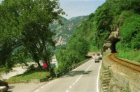 Image of sheet 19980450 photo 34: Kantonsstrasse Valle Maggia mit Maggia