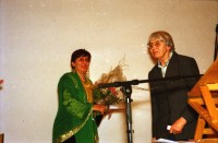 Image of sheet 20010040 photo 19: Dr. Sima Samar erhält den Paul-Grüninger-Preis in der Höhe von 50 000 Franken für ihren Einsatz zugunsten des Rechts auf Gesundheit und Bildung von Frauen und Mädchen in Afghanistan