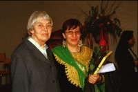 Image of sheet 20010040 photo 37: Dr. Sima Samar erhält den Paul-Grüninger-Preis in der Höhe von 50 000 Franken für ihren Einsatz zugunsten des Rechts auf Gesundheit und Bildung von Frauen und Mädchen in Afghanistan