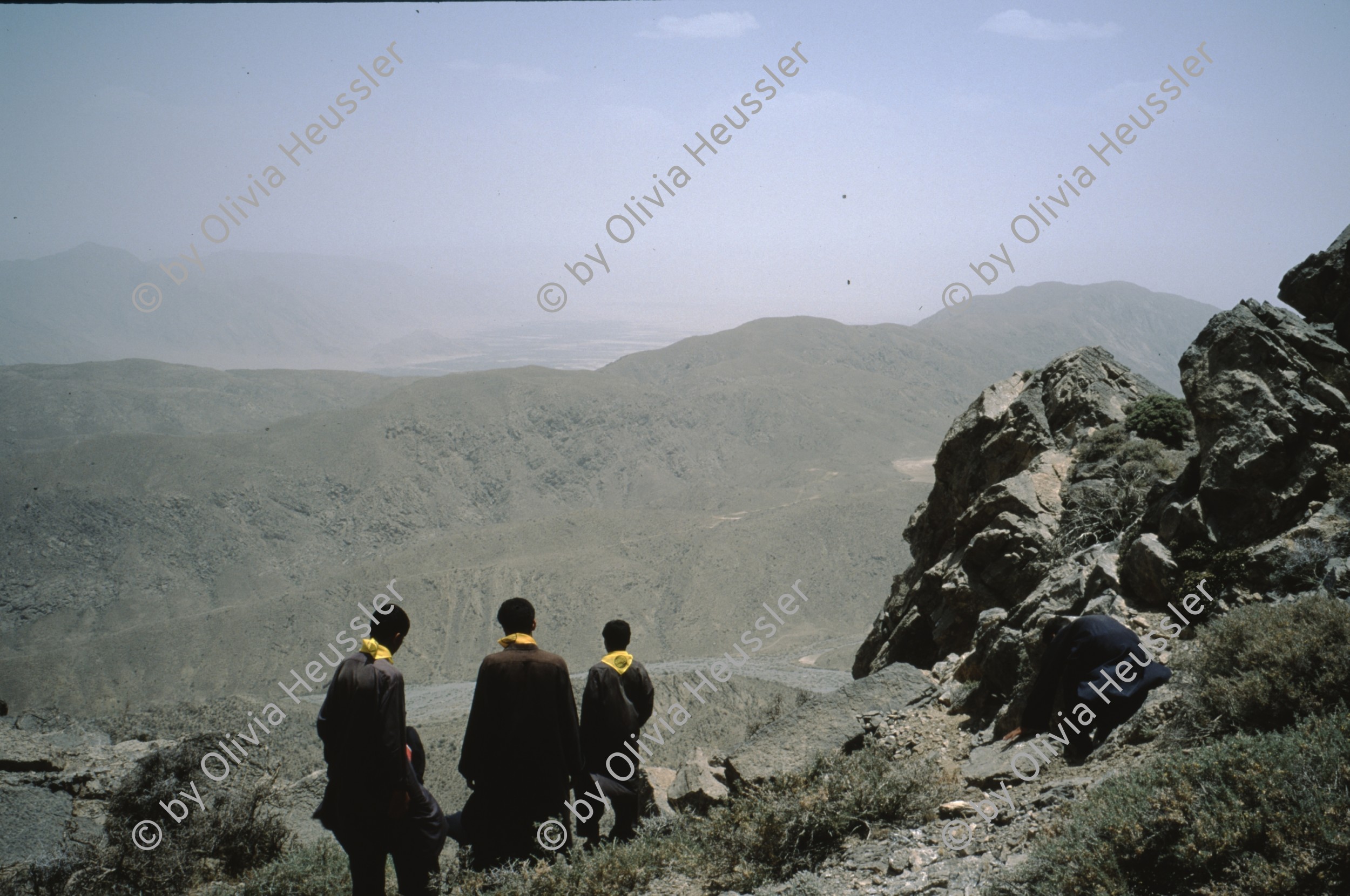 Image of sheet 20013014 photo 9: Expedition on Mount Chiltan with Boy Scouts, (Koh-i-Chiltan) of the Sulaiman Mountains, in the Quetta District of Balochistan Province, Pakistan 2001.