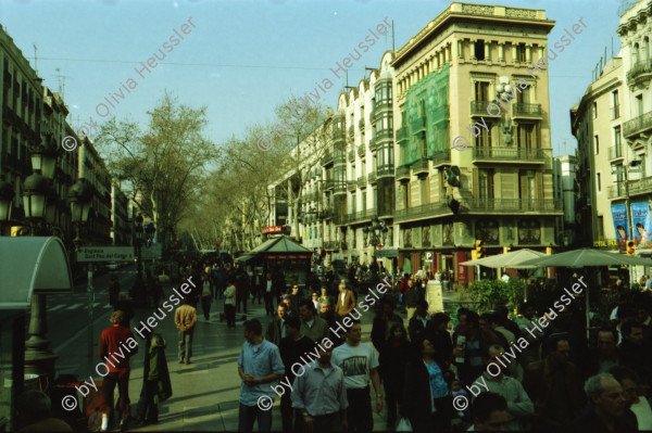 Image of sheet 20020030 photo 33: Kreuzfahrt Costa Ramblas Barcelona Spanien Schiff Che Guevara Palmen Kunst Gabrielle Attinger Alis Heussler Recycling Tanks Container Strassenwischer