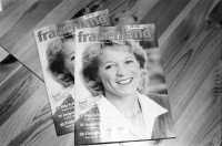 Image of sheet 20020300 photo 29: Redaktion Frauenland in Bern für Klartext mit Bettina Büsser