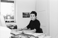 Image of sheet 20020300 photo 5: Redaktion Frauenland in Bern für Klartext mit Bettina Büsser