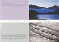 Image of sheet 20020460 photo 9: Gotthard Saumpfad Römischer Passweg Verkehrstafeln Kanton Pflasterstein auf Wanderweg Schweiz Tessin Ticino weg pfad stein Pass √ 

Aus: Gotthard, das Hindernis verbindet. Werd Verlag seite 19
»Gotthard Saumpfad. Im Frühsommer wäscht Schmelzwasser die alte Pflästerung frei.«
Press archive printed media published with the use of a photography by Olivia Heussler: exhibition.