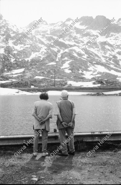 Image of sheet 20020470 photo 24: Gotthard Hospiz Passhöhe Bratwurststand Stausee Elektrizität s mast Gallerie Bergsee Stausee Grill