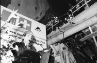 Image of sheet 20020710 photo 8: Bauwirtschaft Tunnelbau Neat Gotthard Basistunnel
Auf der Baustelle in Bodio hat am 7.11.02 die erste Tunnelbohrmaschine die Vortriebsarbeit aufgenommen. Sie hat 15 km Fels bis Faido vor sich.
Segnung der TBM Tunnelbohrmaschiene in der Neat Bahntunnel im Beisein
Regierungsrat Marco Borradori re 19,33-34 und Peter Zbinden 22-25 Vorsitzender der Geschäftsleitung AlpTransit Gotthard AG Einweihung der TBM beim Südportal in Bodio
santa Barbara Heilige Schutzgöttin der Tunnelarbeiter 23-24
arbeiter der Firma herrenknecht an der TBM