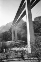 Image of sheet 20020880 photo 28: In Bodio hält keine Bahn mehr Zug die Taldörfer sind Leventina Kanton Tessin, Ticino, Schweiz Svizzera, Switzerland