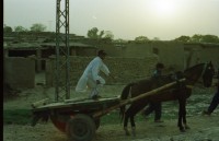 Image of sheet 20030190 photo 3: Pakistan Islamabad

Im Flüchtlingslager Slum F-11 leben 55'000- 60'000 afghanische Flüchtlinge. Die Menschen leben auf den Gräbern der Vorfahren.  Kids Kinder geschminkt Frauen mit Kindern Burka Ganzörperschleier Eine Gruppe junger Pakistani lässt neben dem Lager Drachen steigen.
Heute stehen auf dem Gelände des ehemaligen Flüchtlingslager moderne teure Wohnungen zum Kauf angeboten
