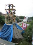 Image of sheet 20050730 photo 45: Besetzung Occupation Squat housing live youth protest leck of creative camp occupied action creativity Schweiz swiss
Alternative scene Art action