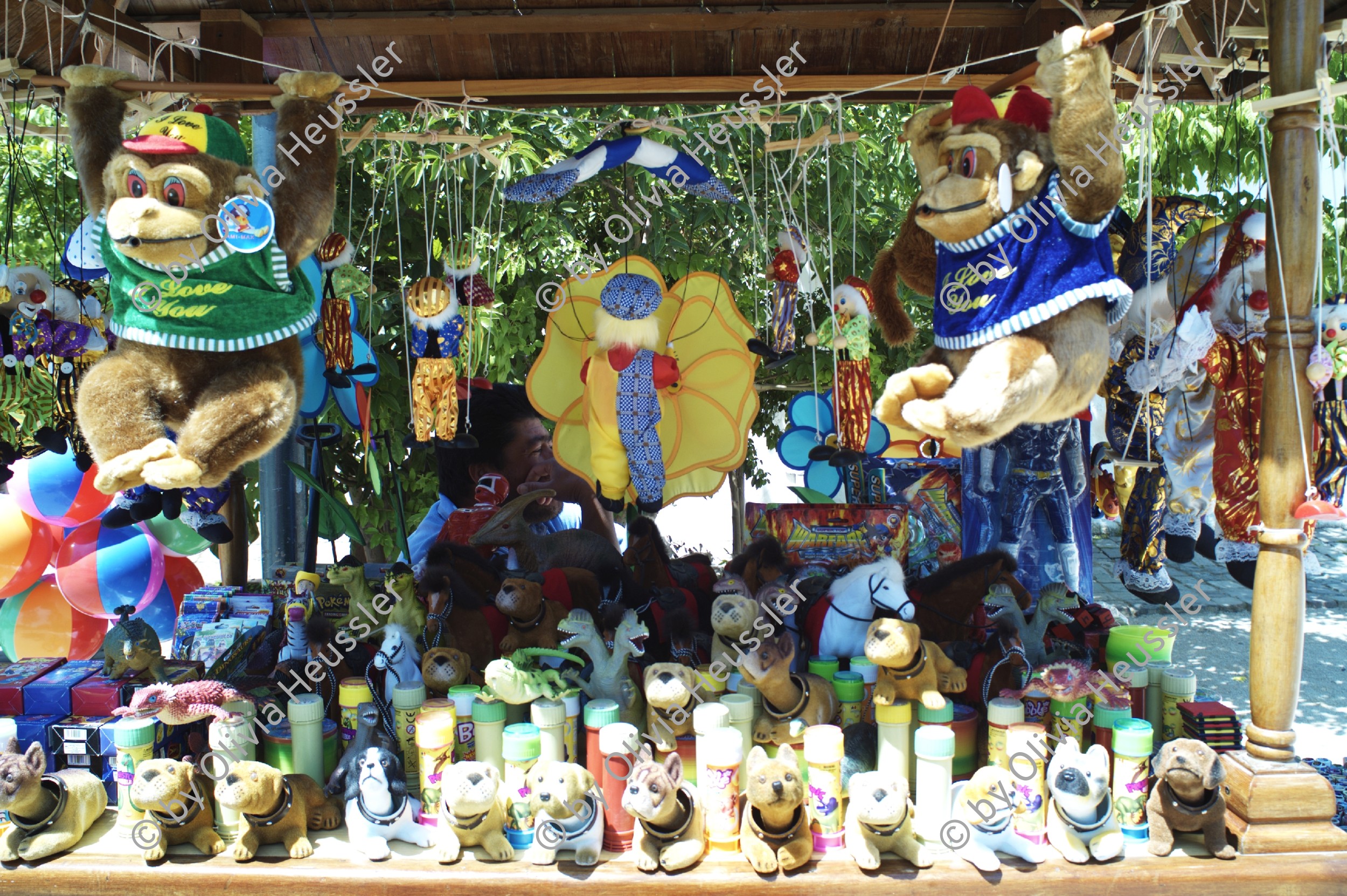 Image of sheet 20051129 photo 505: Chile Santiago de Chile Latinamerica Lateinamerika South america Work Market Stand Verkauf Strasse Markt Souvenirs