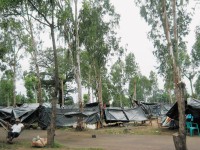 Image of sheet 20090511 photo 204: Protestlager der Nemagon-Opfer. Nemagon ist
ein seit 1979 in den USA verbotenes Pestizid.
Pedro-Joaquín-Chamorro-Park, Managua, 2007
Aus: «Der Traum von Solentiname» EPF, Zürich 
«El Sueño de Solentiname» IHNCA Managua p.227