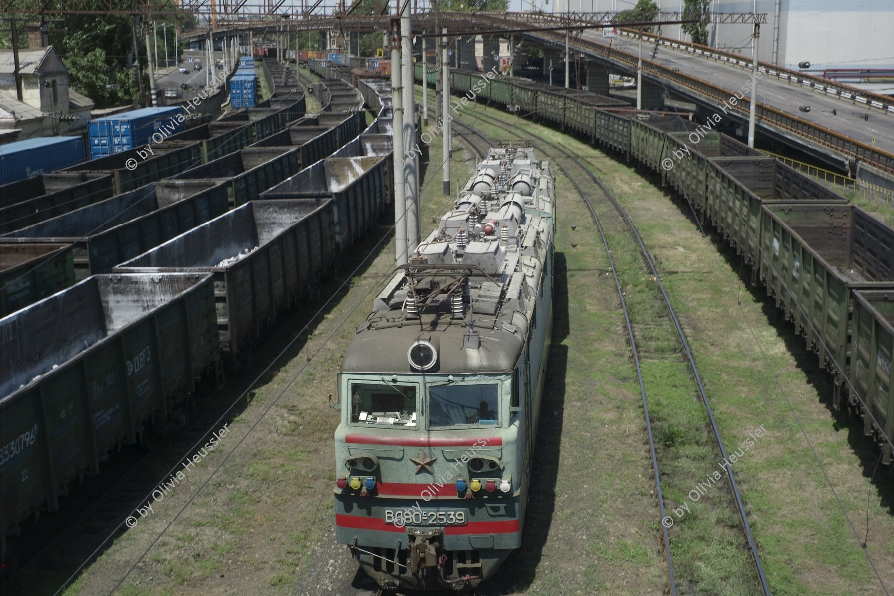 Image of sheet 20120701 photo 611: Lokomotive und Güterzüge, Odessa, 2012.