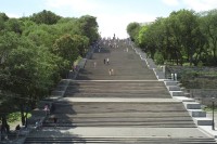 Image of sheet 20120701 photo 614: Potiemkinsche Treppe in der ukrainischen Hafenstadt Odessa, 2012.
