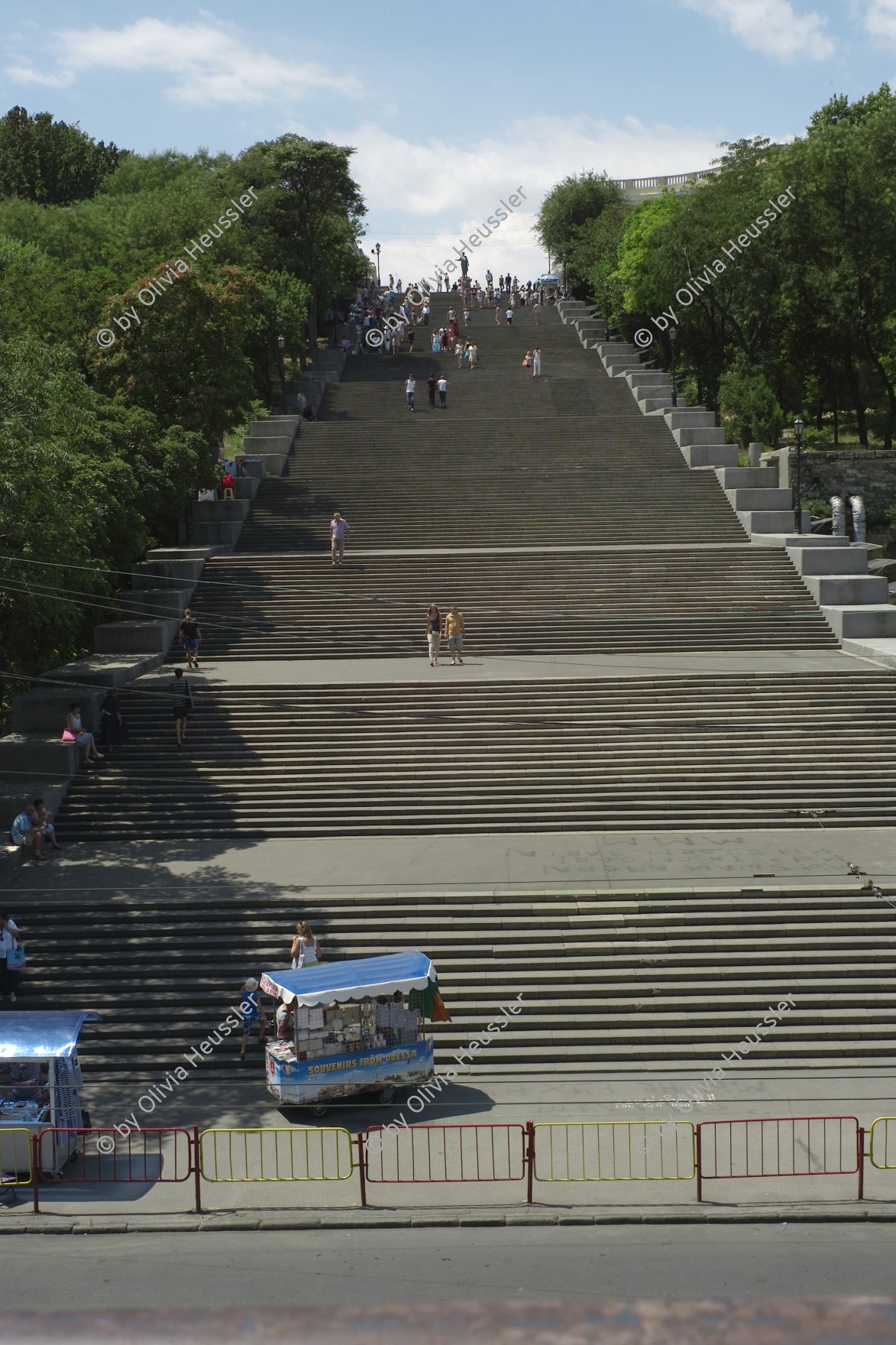 Image of sheet 20120701 photo 615: Potiemkinsche Treppe in der ukrainischen Hafenstadt Odessa, 2012.