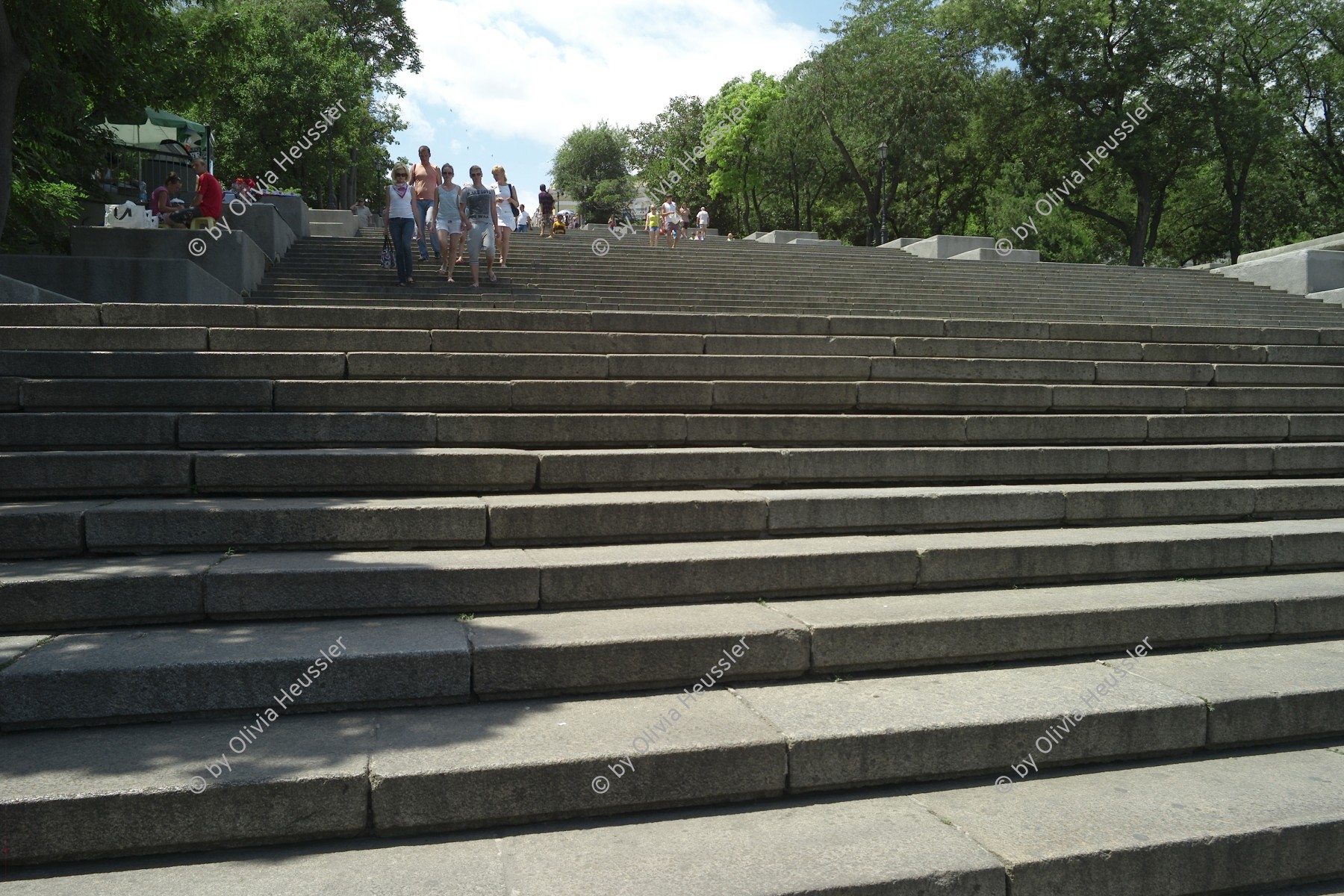 Image of sheet 20120701 photo 620: Potiemkinsche Treppe in der ukrainischen Hafenstadt Odessa, 2012.