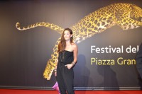 Image of sheet 20120810 photo 726: Meryl Valerie (Missen Massaker von Michael Steiner) auf dem roten Teppich am Filmfestival in Locarno Tessin Schweiz Ticino Svizzera 10. August 2012 √
