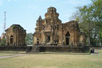 Image of sheet 20240128 photo 10: Prasat Sikhoraphum, Ruinen eines Khmer-Tempels, Surin Provinz, Isaan Thailand 2024.