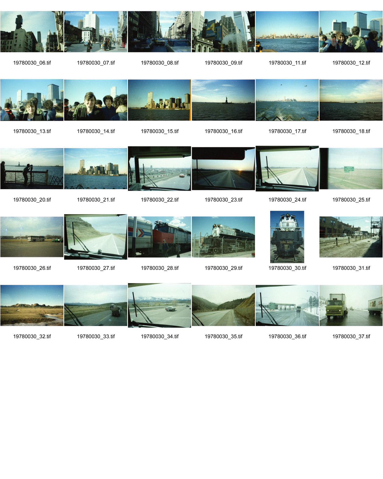 Image of sheet 19780030: Ursula Fürst World Trade Center Manhattan New York USA Amerika North America 1978 Winter Februar