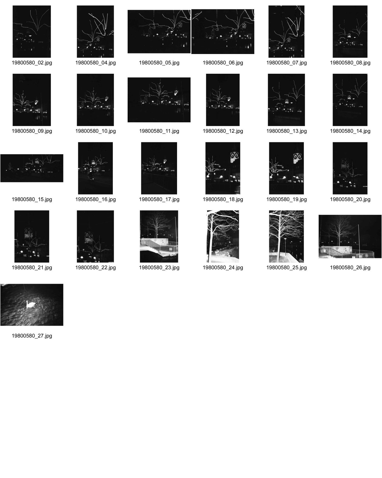 Image of sheet 19800580: Weihnachtsbeleuchtung mit Lichter Girlanden an Bäumen dem Limmatquai entlang. Mit Fraumünster Kirche.Key