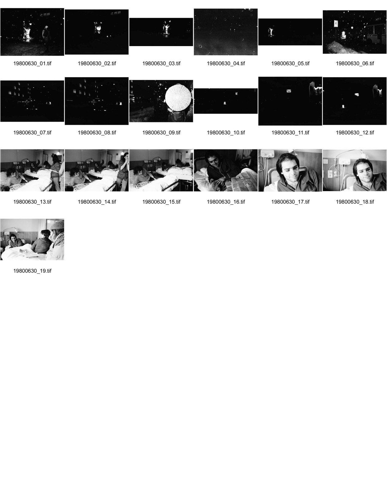 Image of sheet 19800630: Frtsg. 800620 Stauffacher L + L. Michel Hüttner liegt mit einer schweren Augenverletzung im Kantonsspital. An einer Aktion vor dem Kongresshaus Kinks Konzert ballerte ihm ein Grenadier ein Gummischrot aus 1 Meter Distanz gegen sein Gesicht.
Jugendbewegung Bewegig AJZ Zürcher Jugendunruhen Demonstrationen Zürich 1980