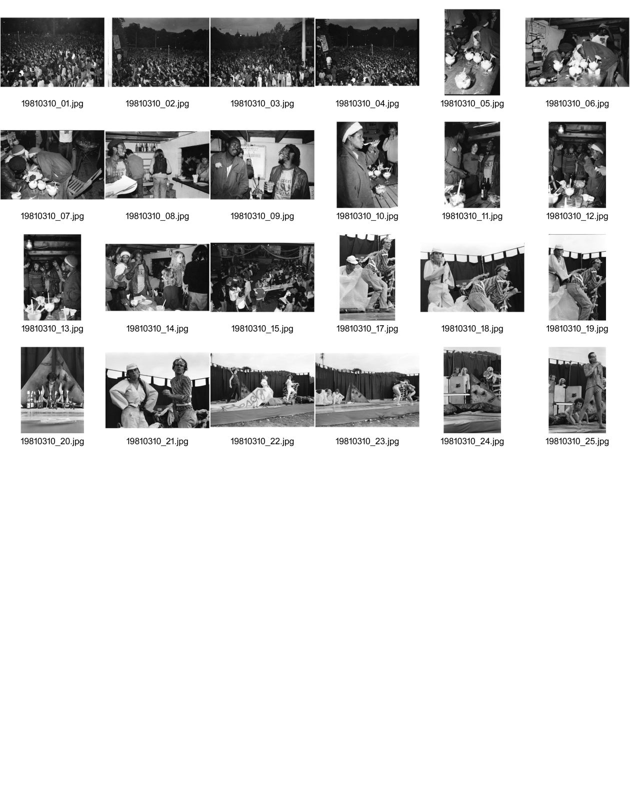 Image of sheet 19810310: frtsg 810290 Gratiskonzert mit Jimmy Cliff für Roger Schawinski organisiert im AJZ Portrait. Bumper to Bumper's mit Yvonne Vogel und Knopp Hinterecker Ekta
Autonomes Jugendzentrum Bewegung Kultur Jugendunruhen