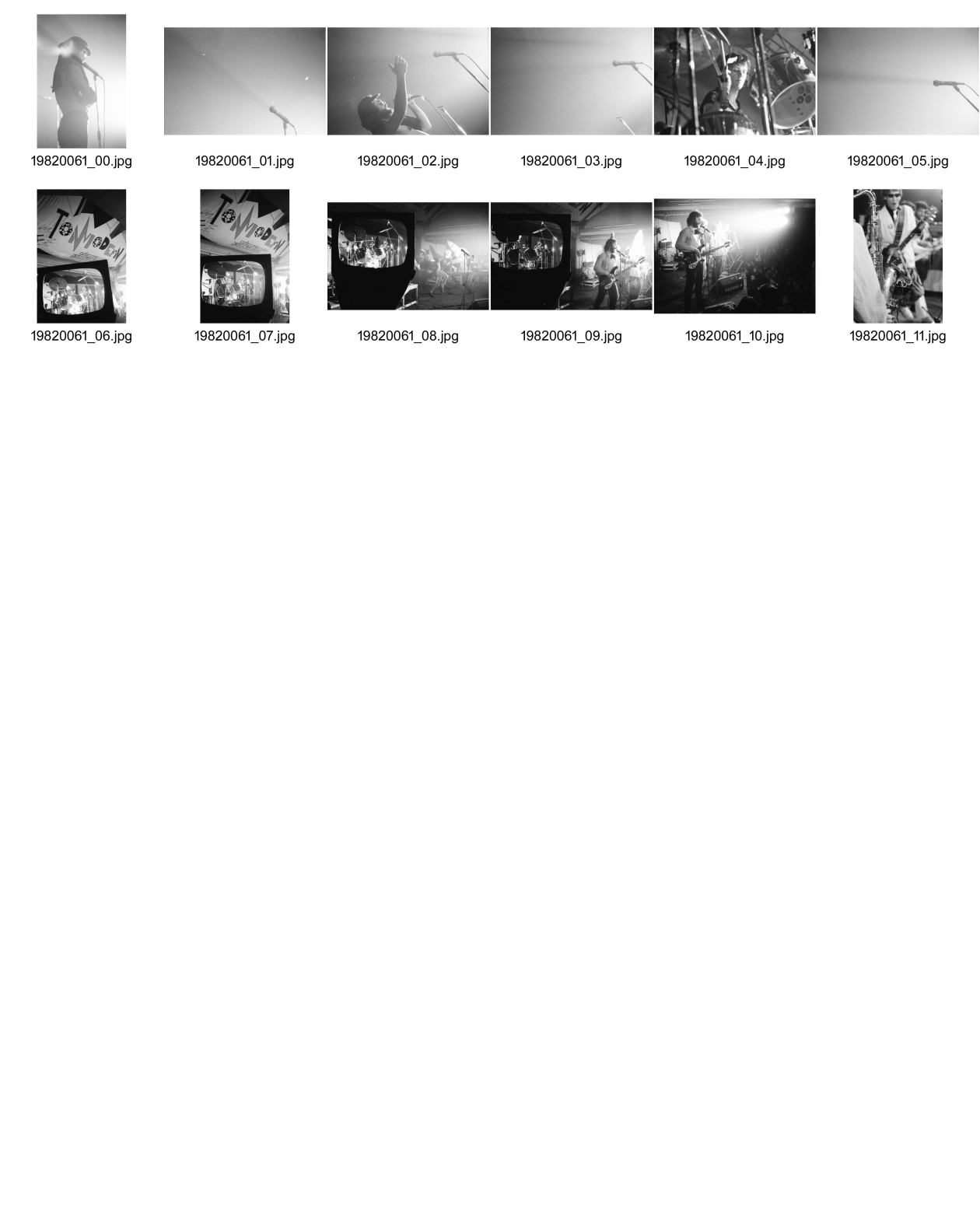 Image of sheet 19820061: frtsg. Konzert  820060 Rote Fabrik Tonmodern Festival Zürich 1982 mit  der Rockband Rockmusik «erste allgemeine Verunsicherung»
Die Erste Allgemeine Verunsicherung (kurz: EAV) ist eine österreichische Pop-Rock-Band, die 1977 gegründet wurde. Texter und Komponist der Band ist Thomas Spitzer. Der Name ist eine Anlehnung an das ehemalige österreichische Versicherungsunternehmen Erste Allgemeine Versicherung.