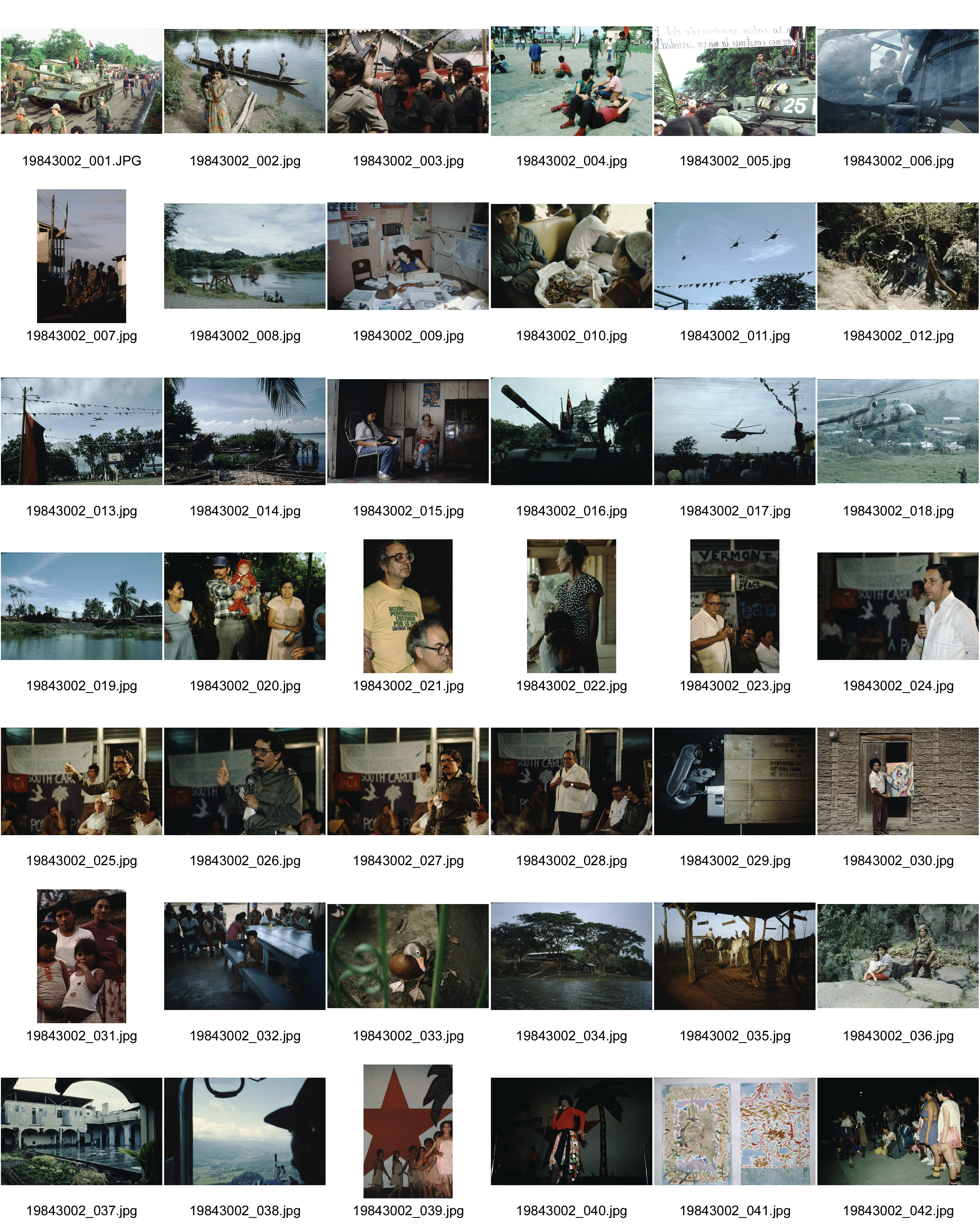 Image of sheet 19843002: Nicaragua 1984.