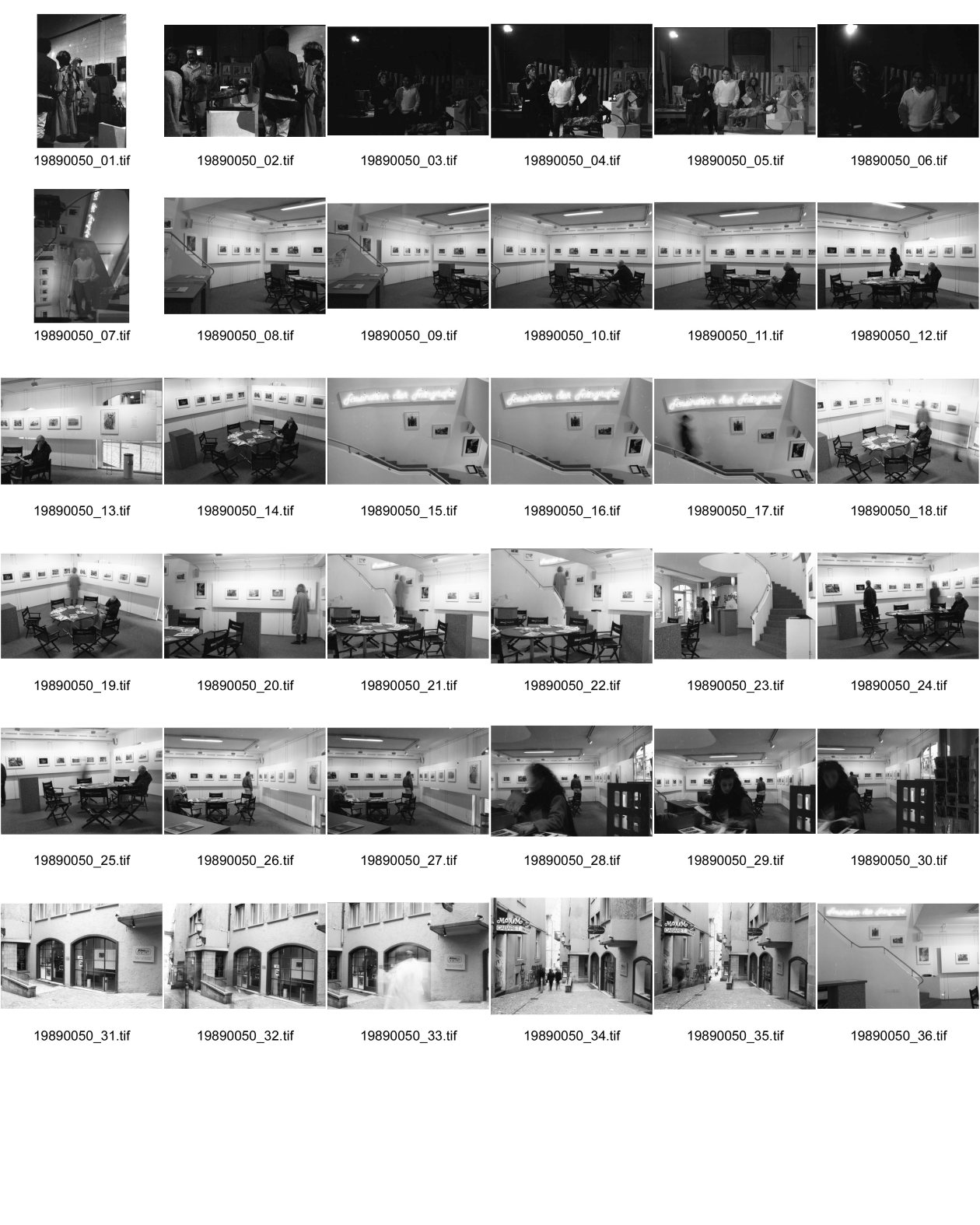 Image of sheet 19890050: Fotoausstellung: Nicaragua, mit Christine Spengler in der Nikon Live Galerie an Schoffelgasse in Zürich.
farbig und s/w 30 x 40 cm. Zürcher Niederdorf. Zürich 1989 Aparicio Arthola mit Kemmer Gaswerk
