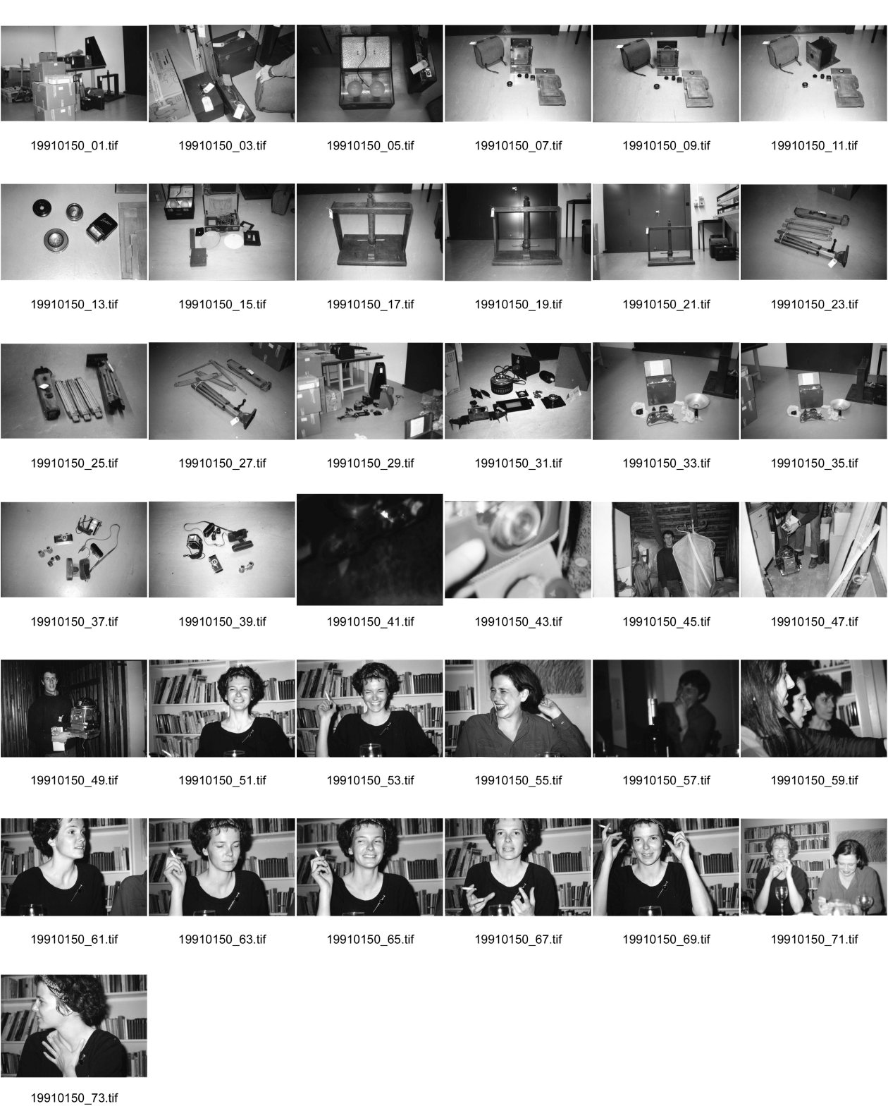 Image of sheet 19910150: Nachlass von Lucia Moholy Nagy bei Welti Furrer. Leica etc. für Kunsthalle Praha, May 2024 in EXPOSURES

Portrait Milena Moser und Ilia Vasella. Urs Beuter Erismannhof.