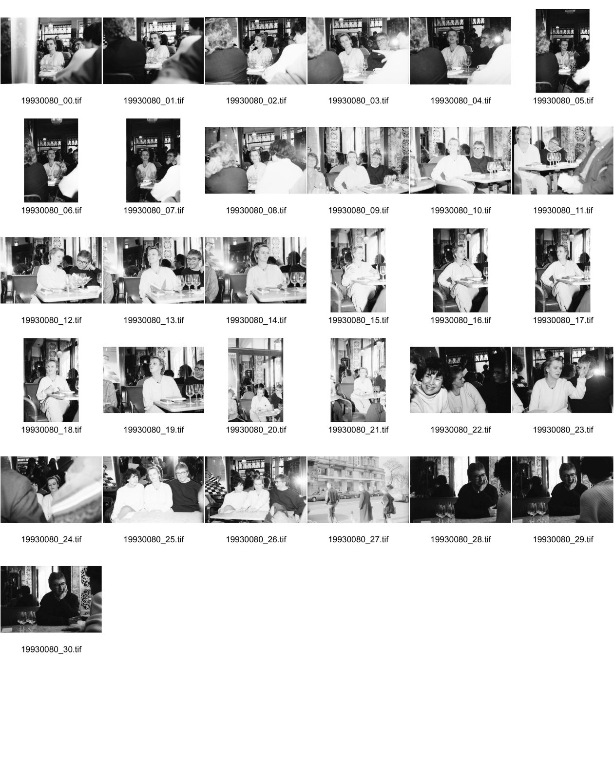 Image of sheet 19930080: frtsg. 930070 PK mit Elke Heidenreich Andreas Isenschmid im Café Odeon. für Magazin.