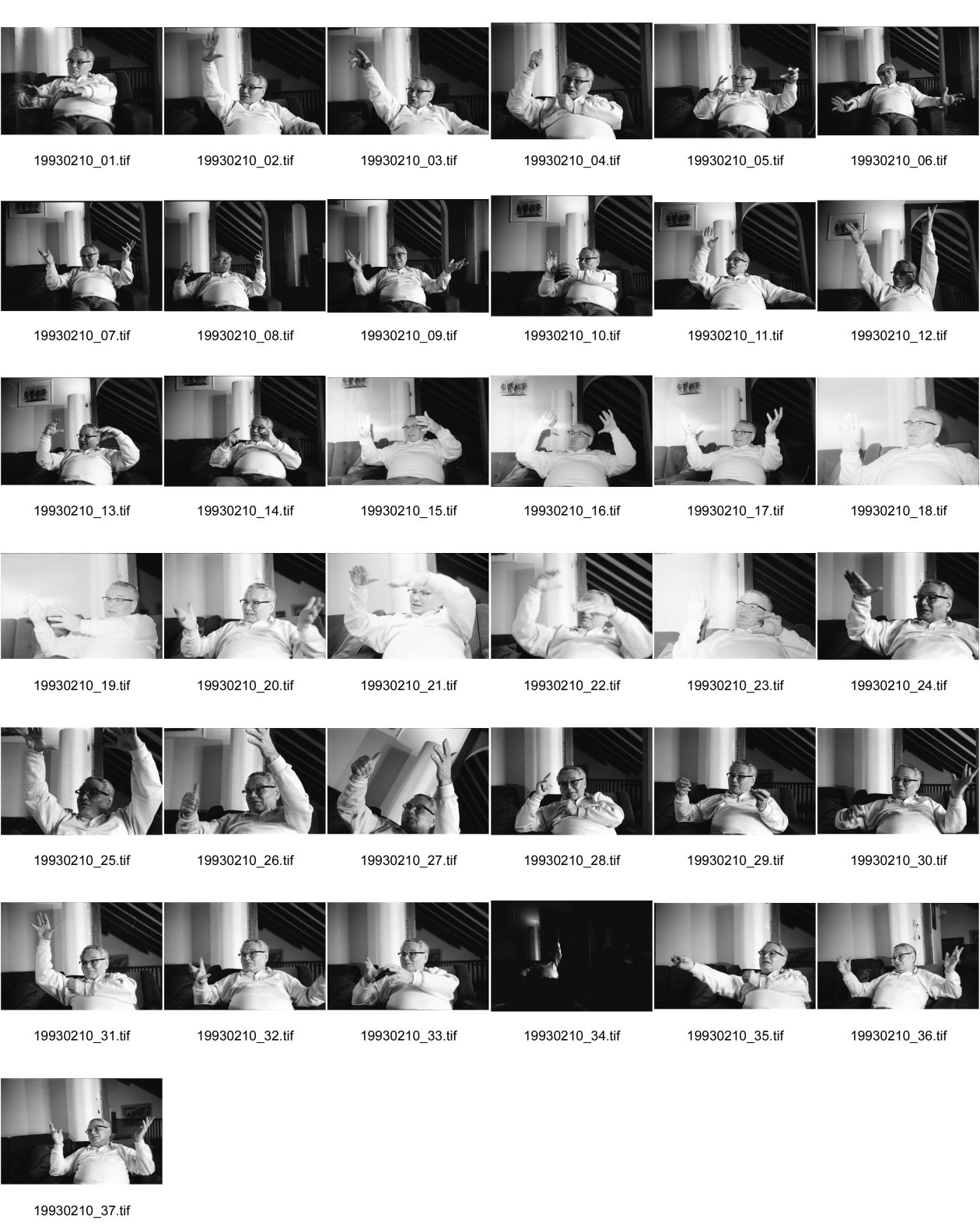 Image of sheet 19930210: frtsg. 930200 Prof. Dr. Sik