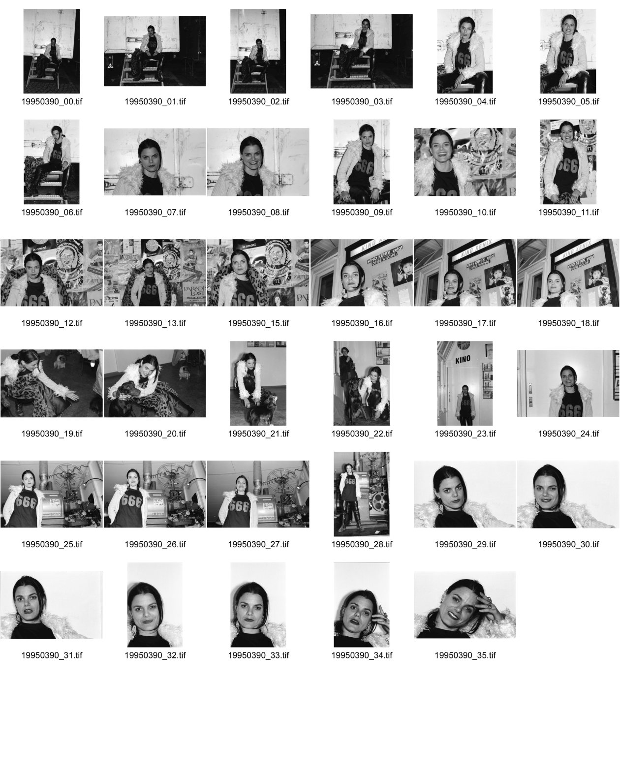 Image of sheet 19950390: Portrait Michelle Handelman Autorin des Dokumentarfilms über die Lesben szene in San Franzisco Xenix Zürich 
Michelle Handelman (born in Chicago, Illinois) is an American video installation artist, filmmaker, photographer, performer, writer and professor.
Michelle Handelman ist Autorin des Dokumentarfilms 'Bloodsisters' und lebt in San Francisco. Zürich, 2. Nov. 1995