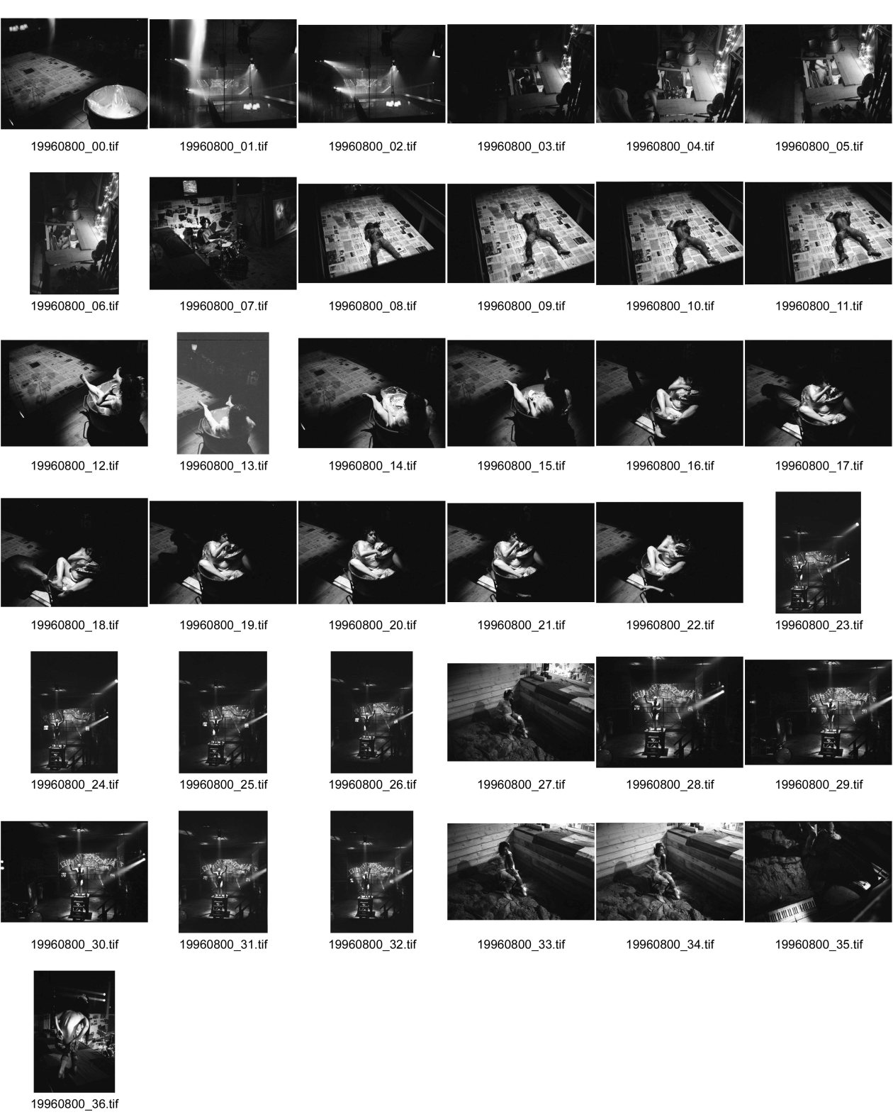 Image of sheet 19960800: Das Akko Theater Zentrum aus Israel zeigt : Arbeit macht frei vom Toitland Europa, am Zürcher Theater Spektakel. 08.96 (Smadar Yaaron) Zürich Schweiz 1996 (Haled Abu Ali) Palästinensischer Schauspieler aus Haifa. Zürich Schweiz 1996 Switzerland 
Acre (עַכּוֹ, Akko; عكّا, ʻAkkā is a city in the Western Galilee region Acco theater center