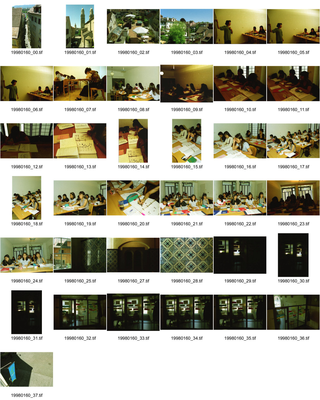 Image of sheet 19980160: Karl der Grosse Deutschunterricht für Thailänderinnen Fahne