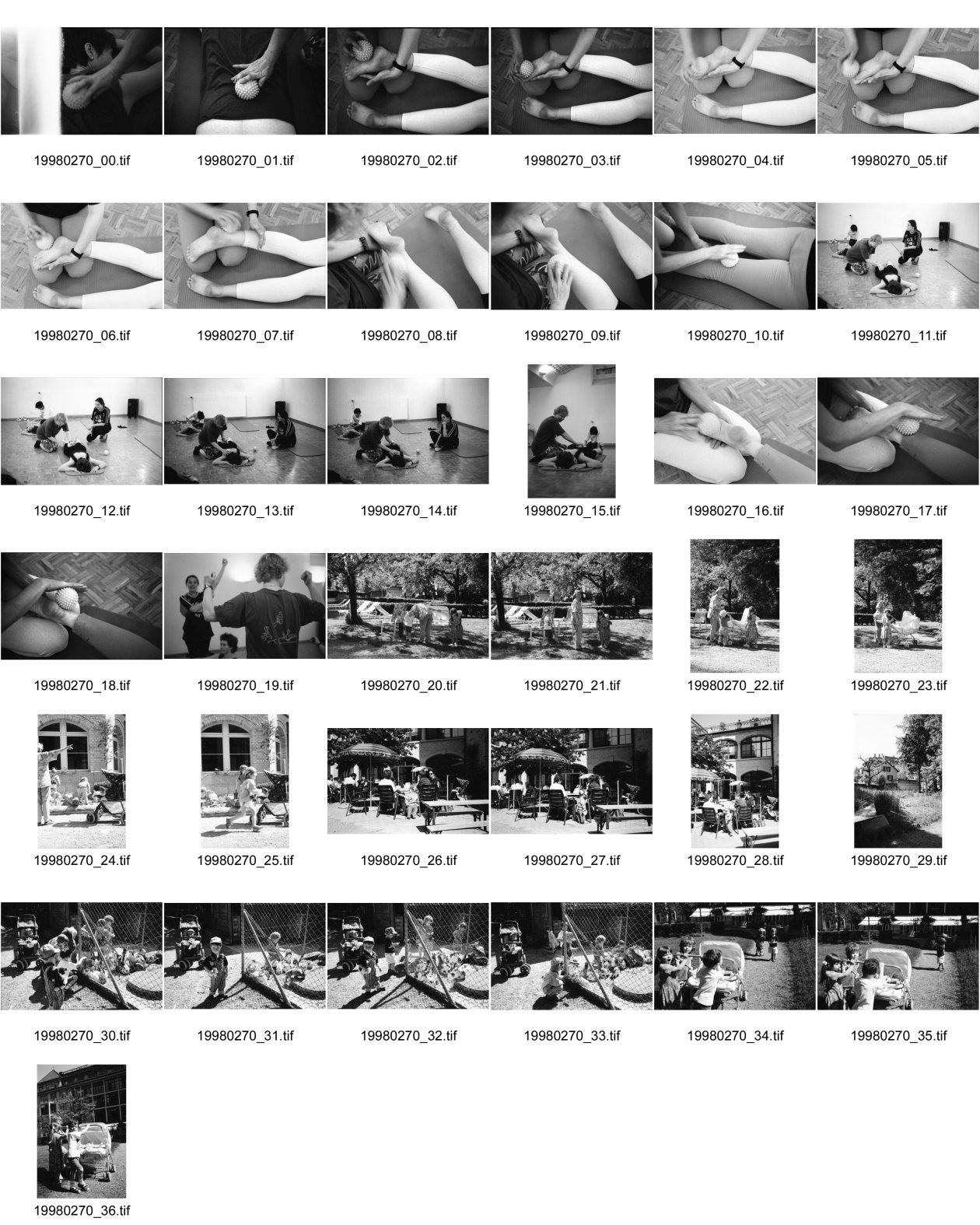 Image of sheet 19980270: Zentrum Klus Gymnastikkurs für Frauen mit Kinder ZwillingsKinderwagen Alis