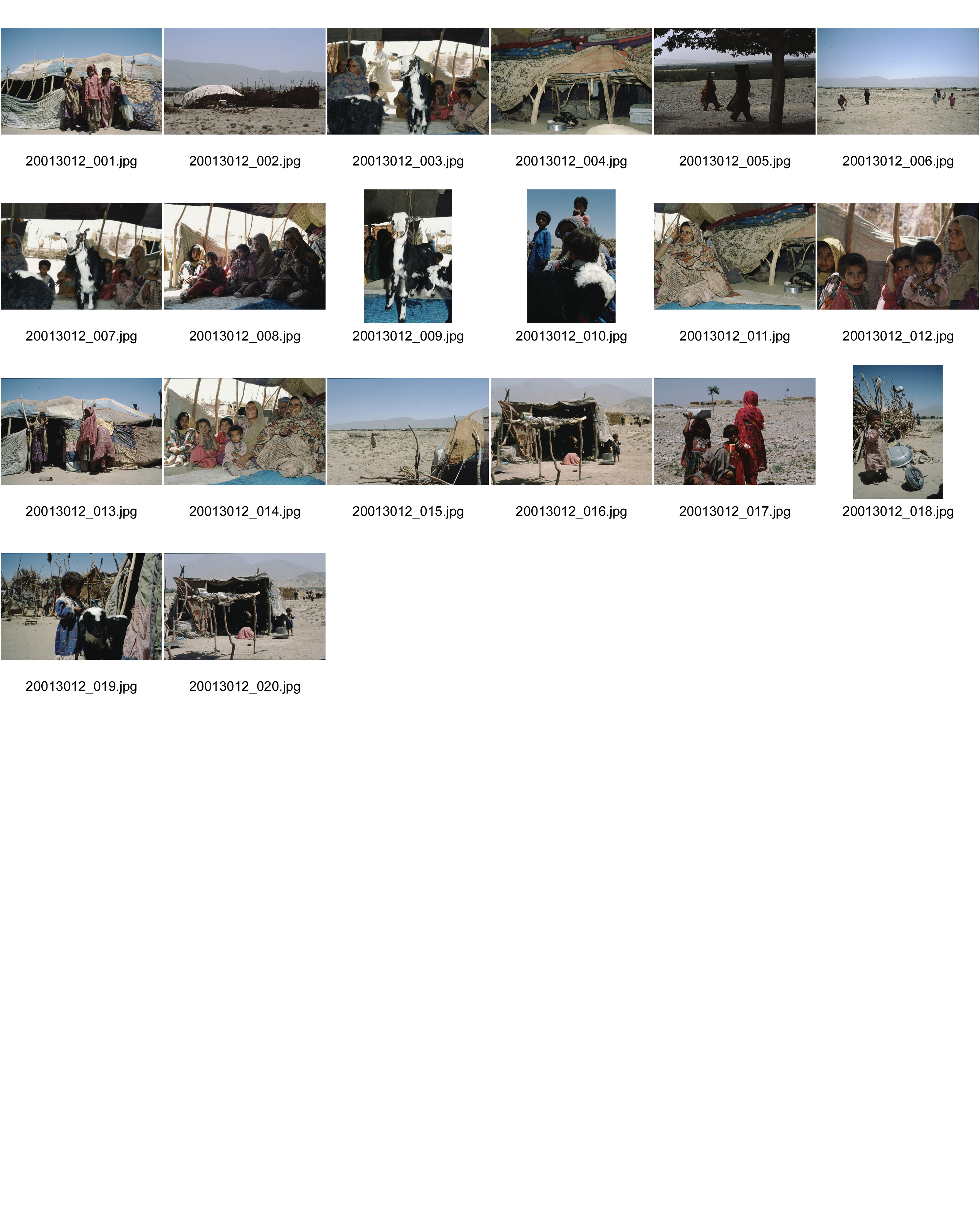 Image of sheet 20013012: Brahui, Volksgruppe, Quetta District of Balochistan Province, in western Pakistan 2001.