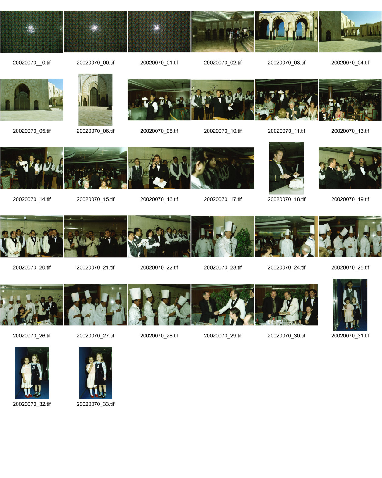 Image of sheet 20020070: König Hassan Moschee in Casablanca
Köche und Servierpersonal Personal Bedienung auf dem Kreuzfahrtschiff der Costa
Alis mit Meriel Küchenpersonal Küche Ferien Schifffahrt kreuzfahrt