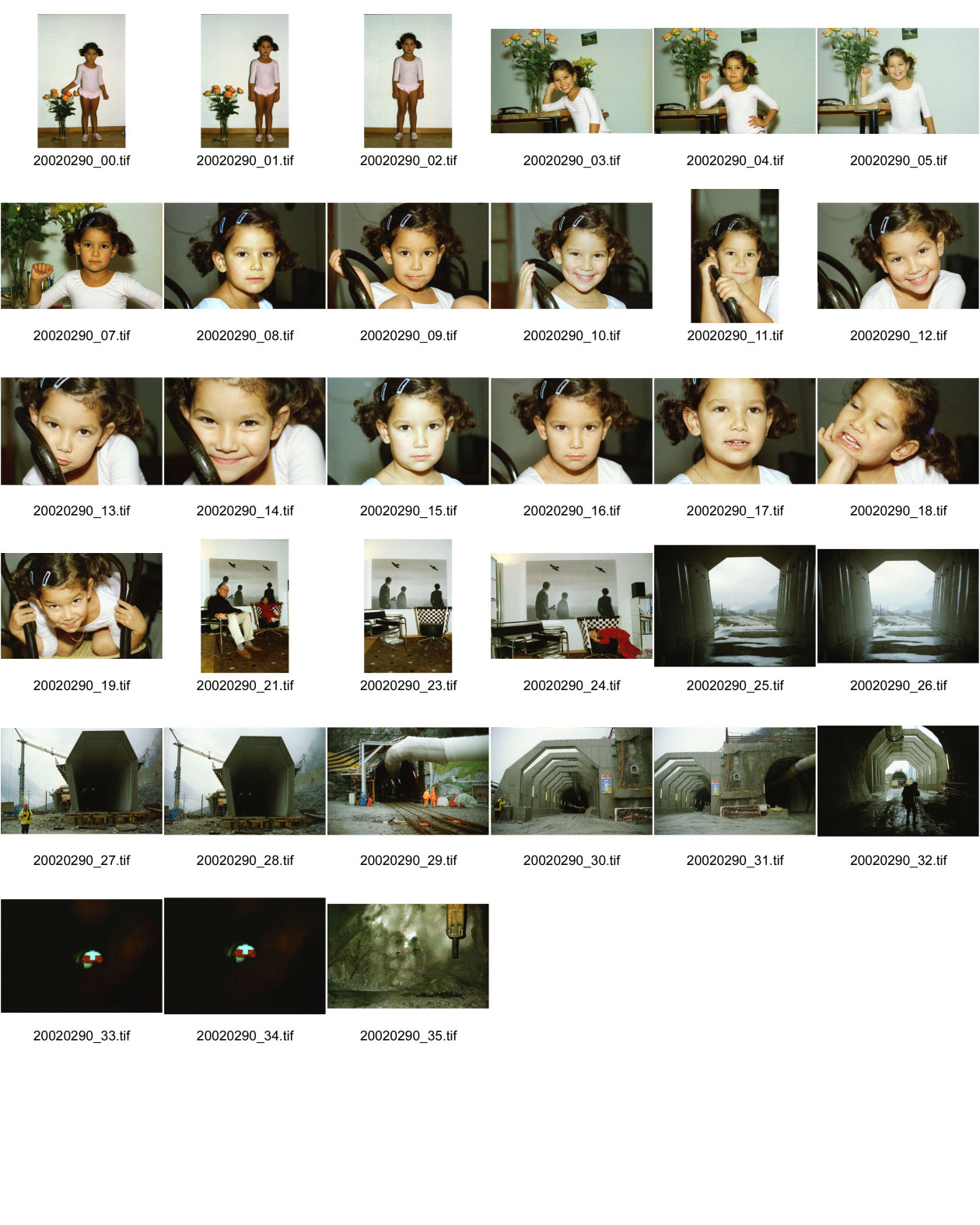 Image of sheet 20020290: Portrait Alis Heussler im Turnkleid Hegibachstrasse Alis vor Bild drei Männer drei Vögel grossformatige Fotografie von Olivia Heussler  Büro bei Wolfram Müller 
Südportal Neat Gotthard Basis Tunnel bei Bodio Baustelle Tunnerbrust Bohrmaschine Lüftungsrohr Schweizer Fahne

The Gotthard Base Tunnel (GBT) is a railway tunnel beneath the Alps in Switzerland. With a route length of 57 km (35.4 mi) and a total of 151.84 km (94.3 mi) of tunnels, shafts and passages,[1] it is the world's longest rail tunnel, surpassing the undersea Seikan Tunnel in Japan.