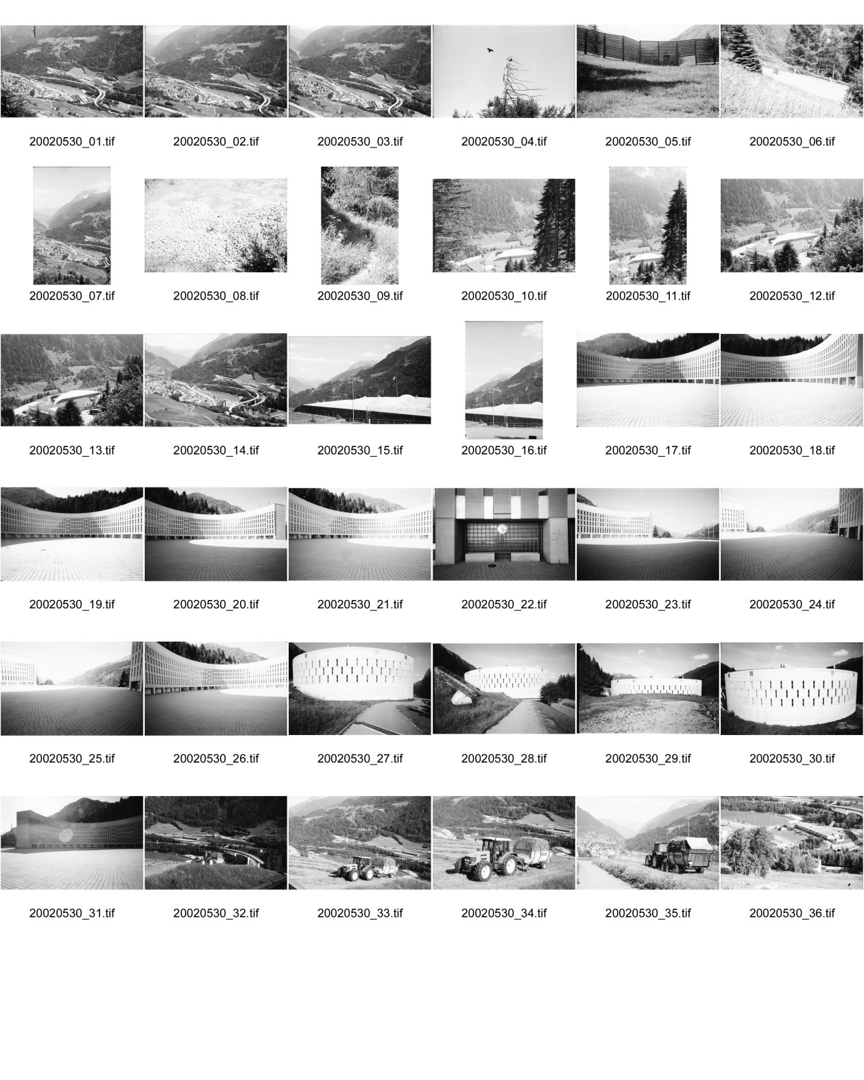 Image of sheet 20020530: Kaserne Bedrina Fondo del Bosco über Airolo Heuwagen Forte Airolo Kanton Tessin, Ticino, Svizzera Schweiz, Switzerland
aus: Gotthard, das Hindernis verbindet.